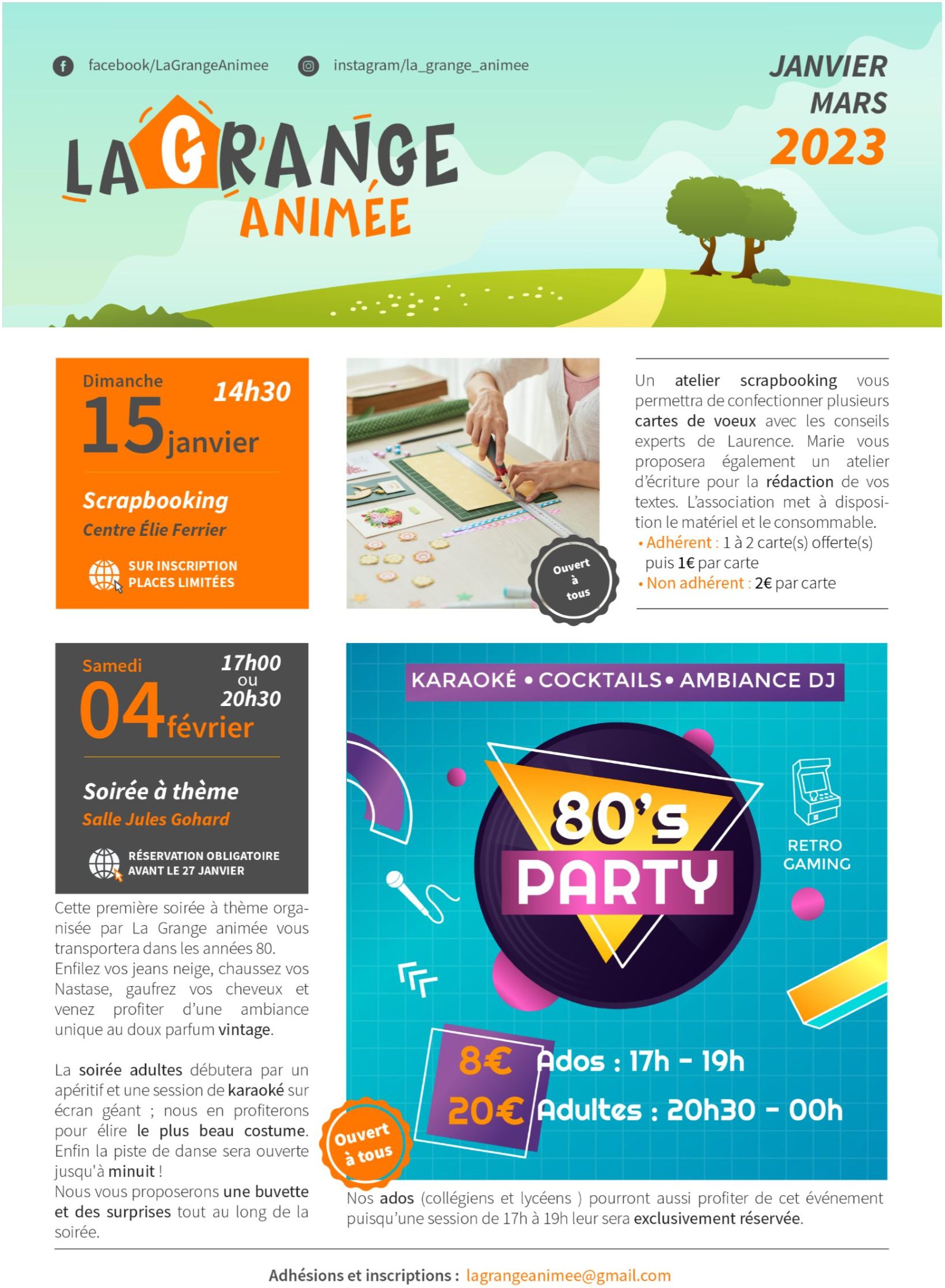 Programme Janvier à Mars 2023 — page 1