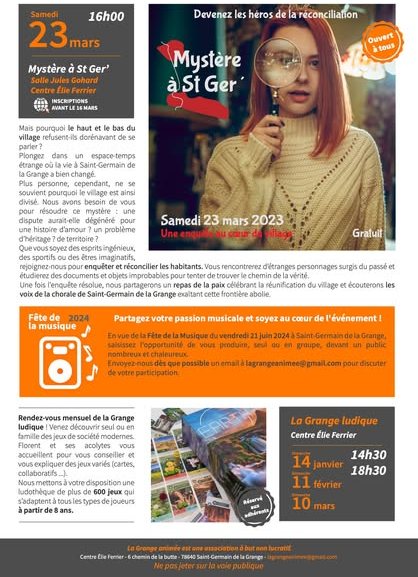Programme Janvier à Mars 2024 — page 2