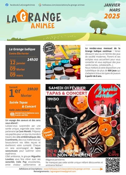 Programme Janvier à Mars 2025 — page 1