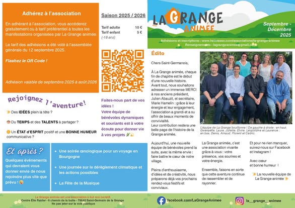 Programme Septembre à Décembre 2025 — page 1