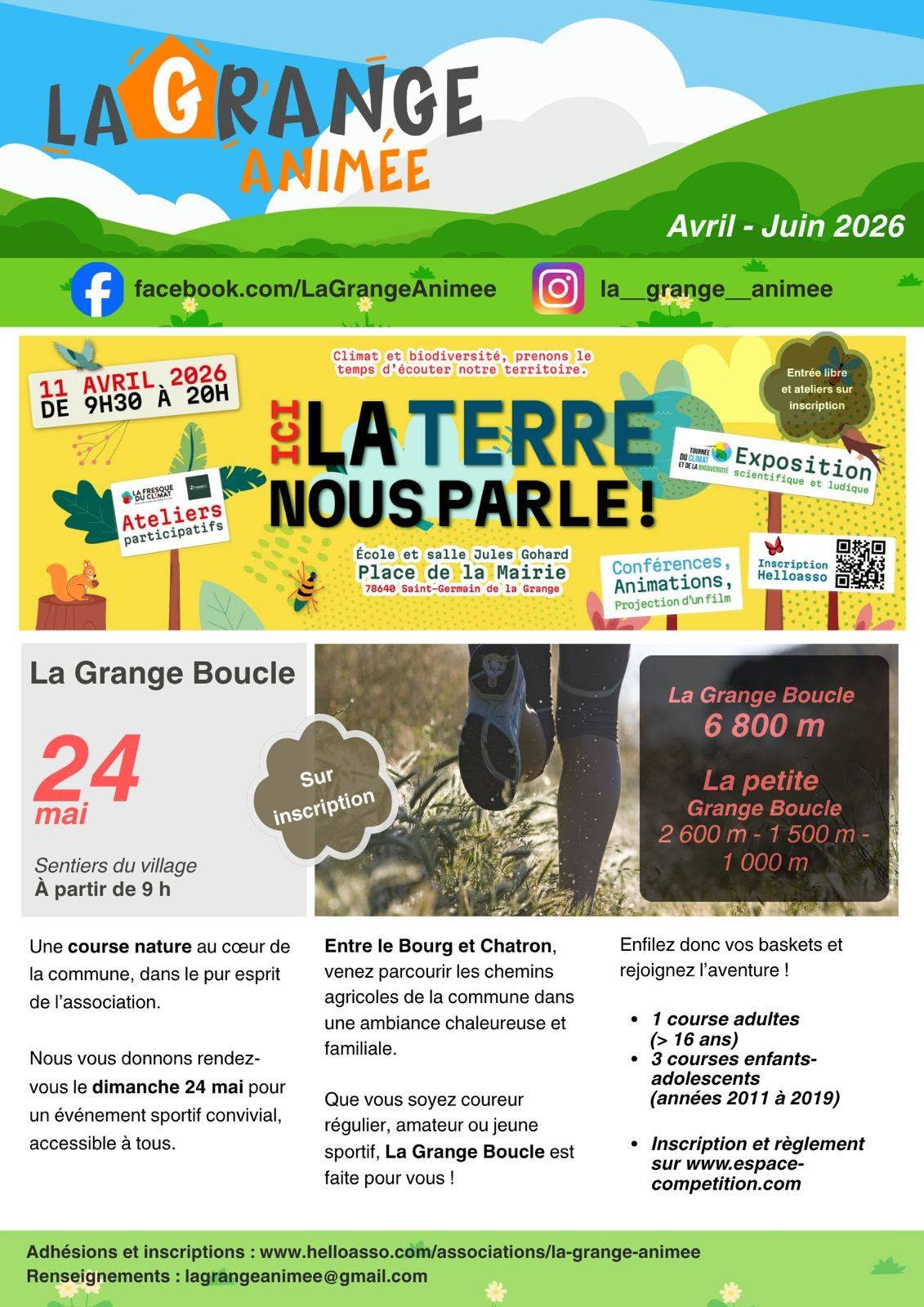 Programme Avril à Juin 2026 — page 1
